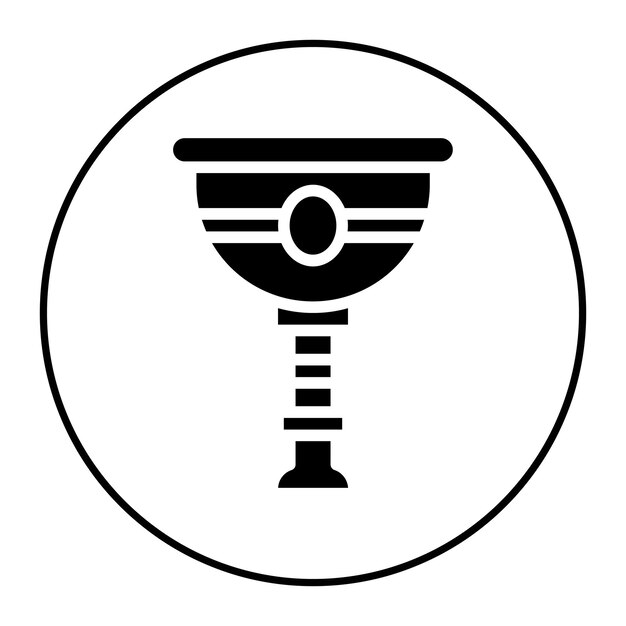 Imagen vectorial del icono del cáliz Se puede usar para Fairytale