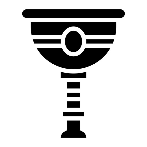 Imagen vectorial del icono del cáliz Se puede usar para Fairytale