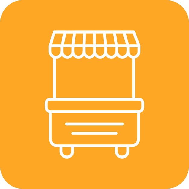 Imagen vectorial del icono de la calle Se puede utilizar para tiendas y tiendas