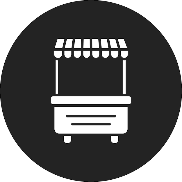 Imagen vectorial del icono de la calle Se puede utilizar para tiendas y tiendas