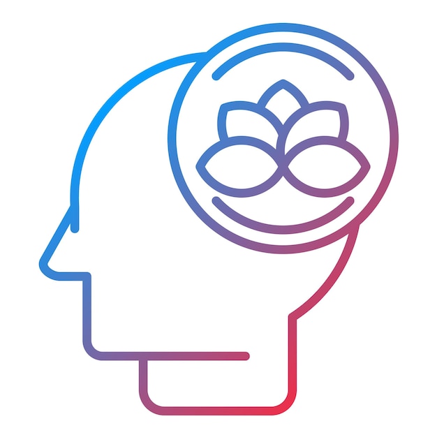 Imagen vectorial de icono de calma Se puede usar para Comfort