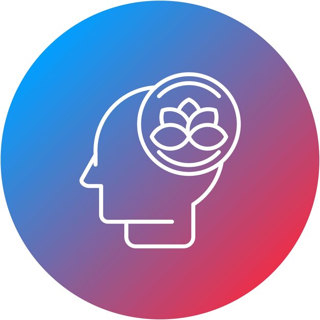 Imagen vectorial de icono de calma Se puede usar para Comfort