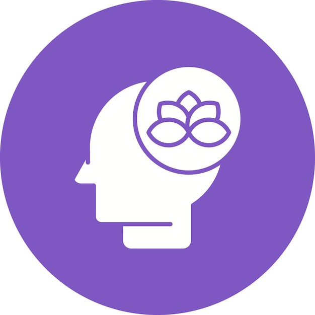 Imagen vectorial de icono de calma Se puede usar para Comfort