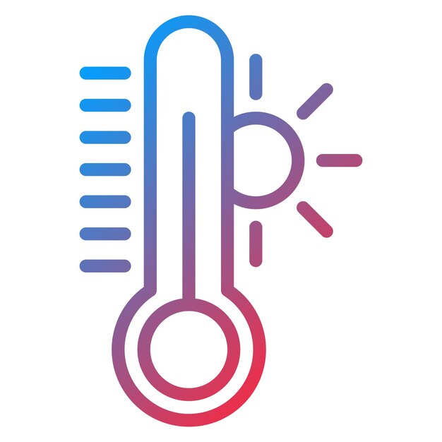 La imagen vectorial del icono de calor se puede utilizar para las quemaduras de la piel
