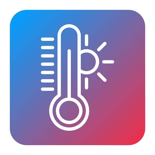 La imagen vectorial del icono de calor se puede utilizar para las quemaduras de la piel
