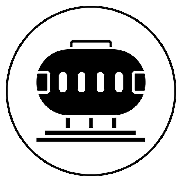 Imagen vectorial del icono de la cámara de buceo Se puede utilizar para vacaciones y turismo