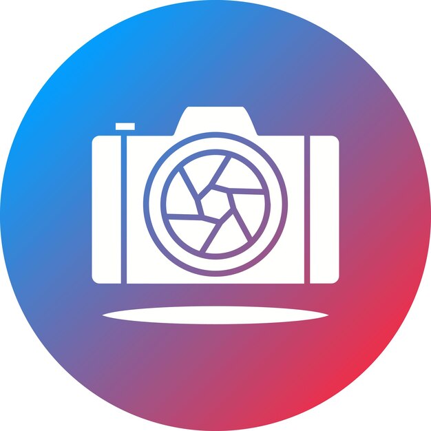 Imagen vectorial del icono de la cámara frontal Se puede utilizar para la fotografía