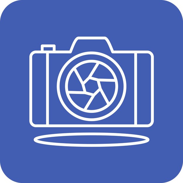 Vector imagen vectorial del icono de la cámara frontal se puede utilizar para la fotografía