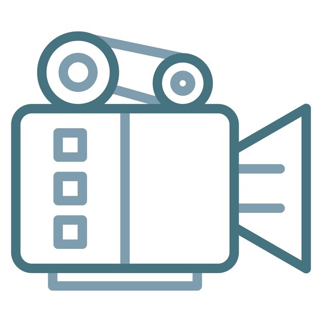 Imagen vectorial del icono de la cámara se puede usar para Retro