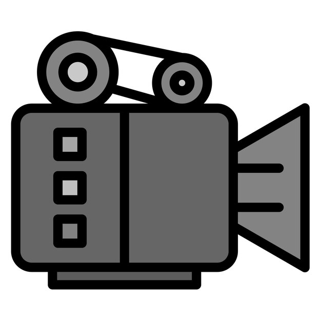Imagen vectorial del icono de la cámara se puede usar para Retro