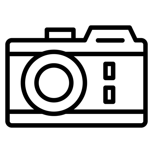 Imagen vectorial del icono de la cámara Se puede usar para Retro