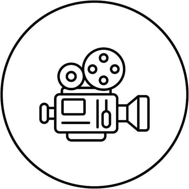 La imagen vectorial del icono de la cámara se puede utilizar para la fotografía