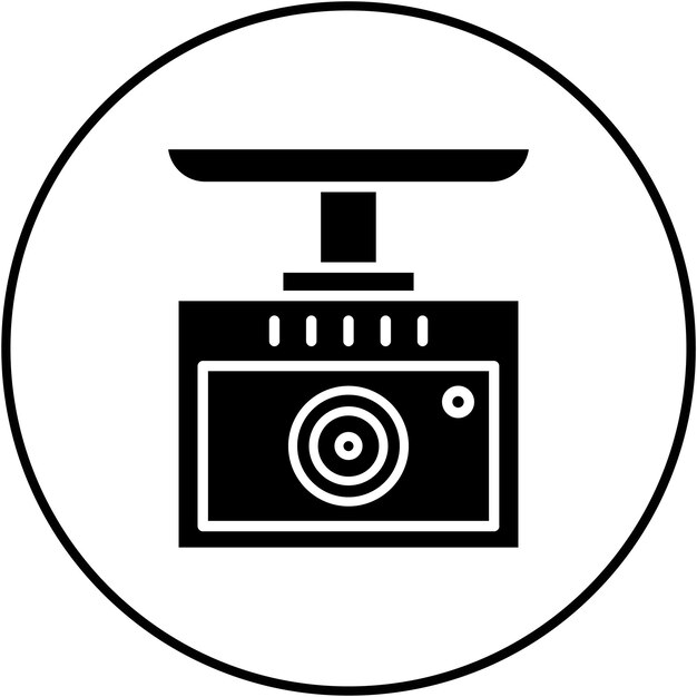 Imagen vectorial del ícono de la cámara se puede utilizar para la fotografía