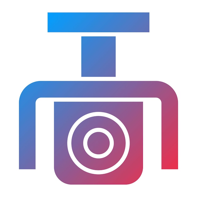 Imagen vectorial del icono de la cámara de seguridad Se puede utilizar para mejoras en el hogar
