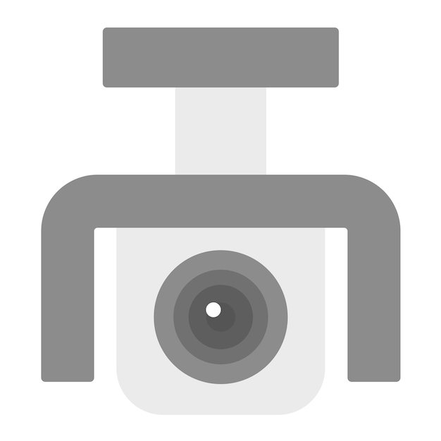 Imagen vectorial del icono de la cámara de seguridad Se puede utilizar para mejoras en el hogar