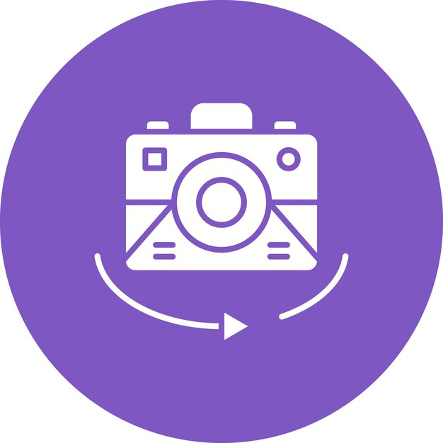 Imagen vectorial del icono de la cámara Vr Se puede utilizar para la realidad virtual