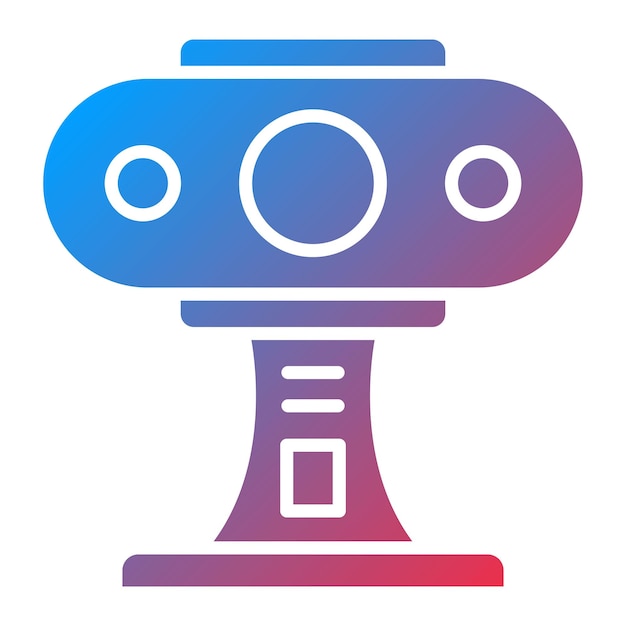 Imagen vectorial del icono de la cámara web Se puede utilizar para la realidad virtual