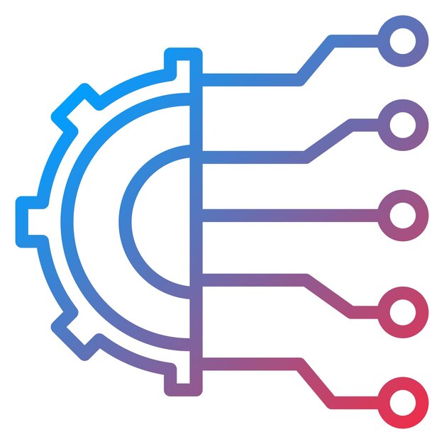 Imagen vectorial de icono de cambio digital Se puede utilizar para la disrupción digital