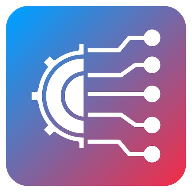 Imagen vectorial de icono de cambio digital Se puede utilizar para la disrupción digital