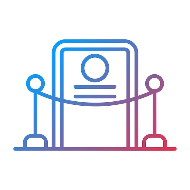 Imagen vectorial del icono del camerino Se puede utilizar para la producción de video