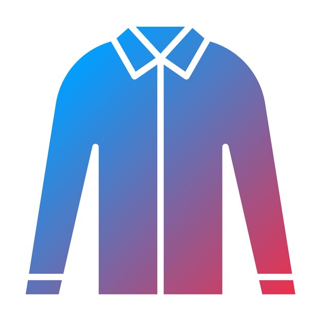 Imagen vectorial del icono de la camisa Se puede usar para coser