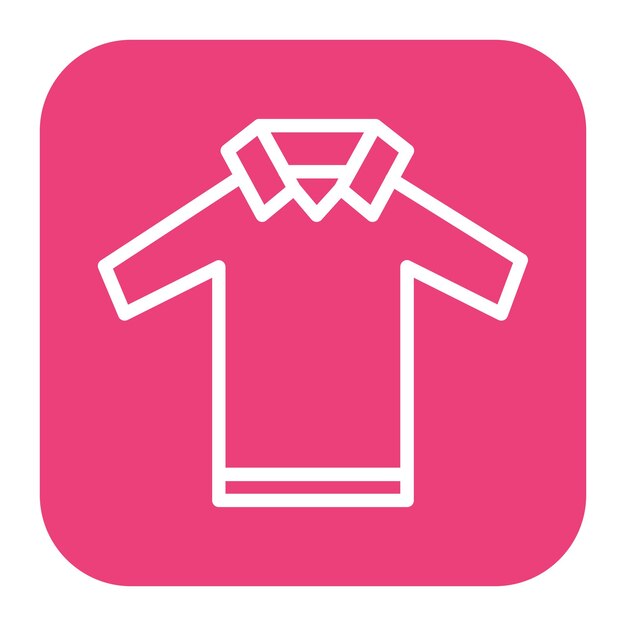 Imagen vectorial del icono de la camisa Se puede usar para la ducha de bebé