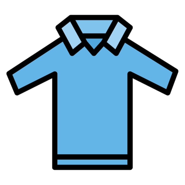 Imagen vectorial del icono de la camisa Se puede usar para la ducha de bebé