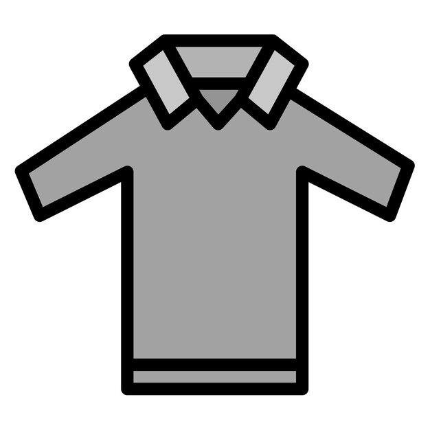 Imagen vectorial del icono de la camisa Se puede usar para la ducha de bebé