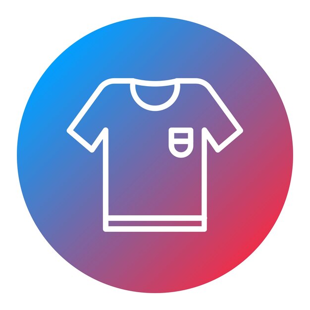 Imagen vectorial del icono de la camisa Se puede usar para Luxury