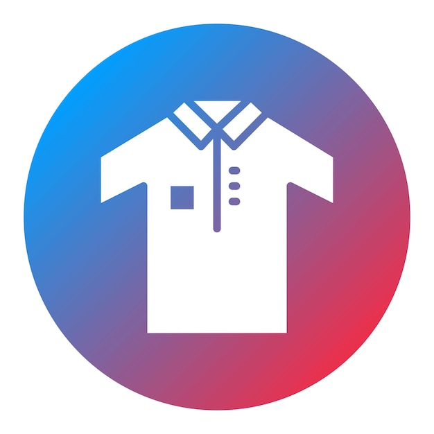 Imagen vectorial del icono de la camiseta de boliche Se puede usar para el boliche
