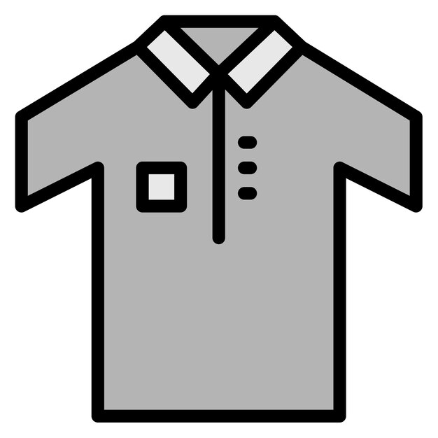 Imagen vectorial del icono de la camiseta de boliche Se puede usar para el boliche