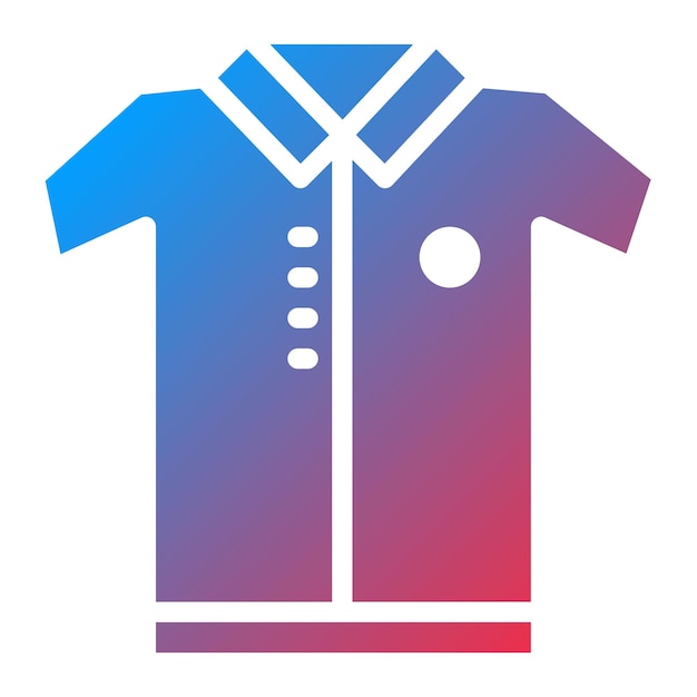 Imagen vectorial del icono de la camiseta de golf Se puede usar para Golf