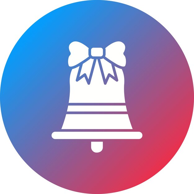Imagen vectorial del icono de la campana de cumpleaños Se puede usar para cumpleaños