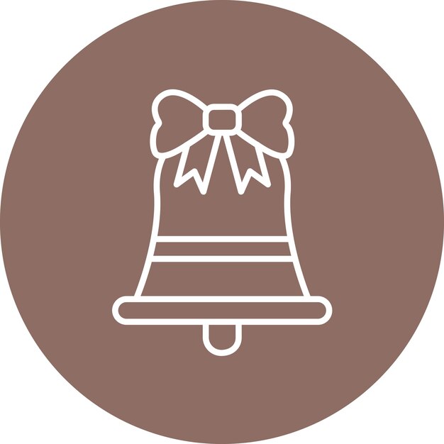 Imagen vectorial del icono de la campana de cumpleaños Se puede usar para cumpleaños