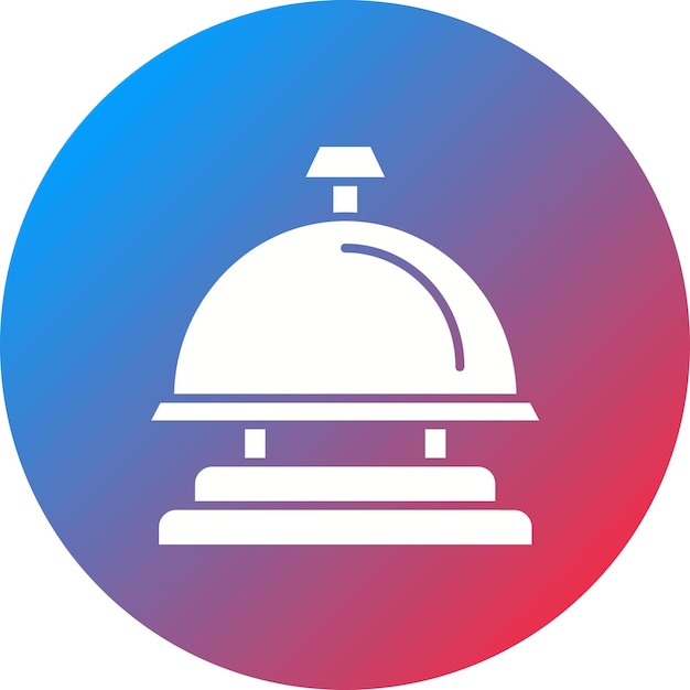 Imagen vectorial del icono de la campana Se puede usar para viajes
