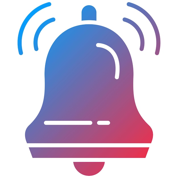 Imagen vectorial del icono de la campana Se puede utilizar para la interfaz de usuario
