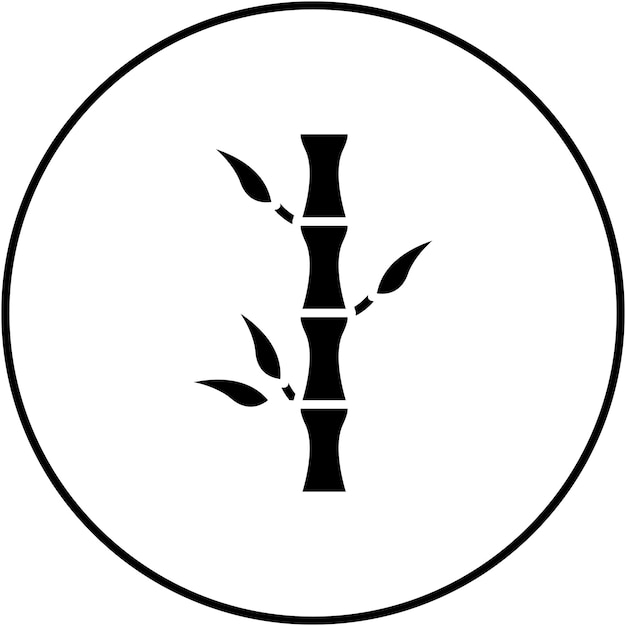 Imagen vectorial del icono de la caña de azúcar Se puede usar para World Cuisine