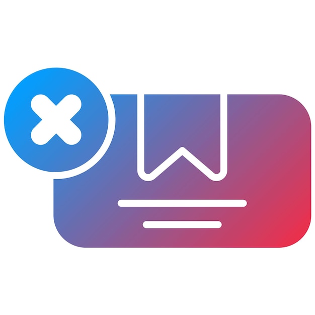 Vector imagen vectorial del icono de cancelación puede utilizarse para la tienda web