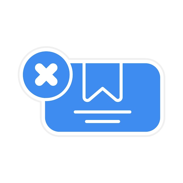Imagen vectorial del icono de cancelación Puede utilizarse para la tienda web
