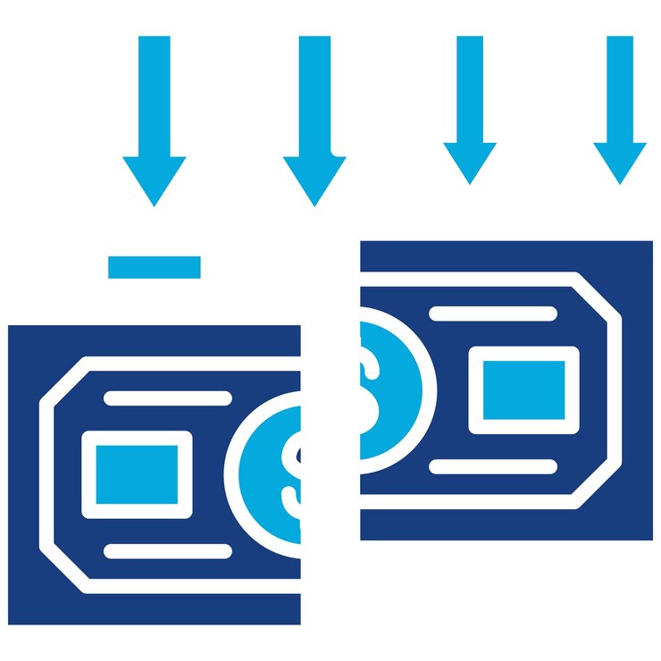 Vector imagen vectorial del icono de la cantidad mínima de transacción se puede utilizar para los servicios monetarios en línea