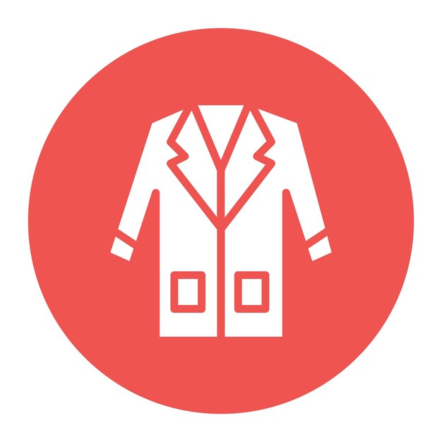 Imagen vectorial del icono de la capa de laboratorio Se puede utilizar para el laboratorio