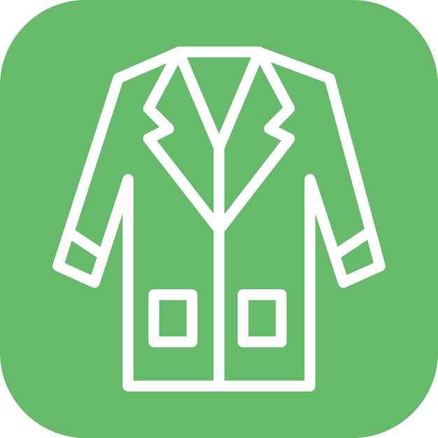 Imagen vectorial del icono de la capa de laboratorio Se puede utilizar para el laboratorio