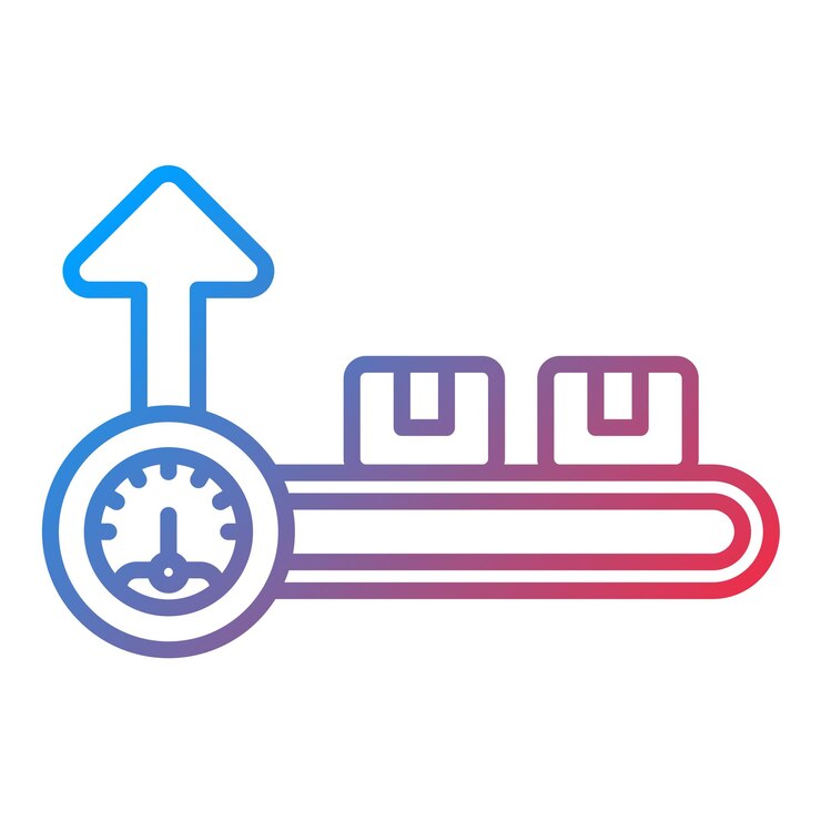 Vector imagen vectorial del icono de capacidad se puede utilizar para factory