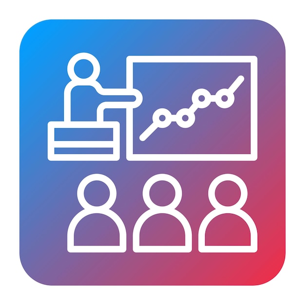 Imagen vectorial del icono de capacitación y desarrollo Se puede utilizar para el rendimiento empresarial