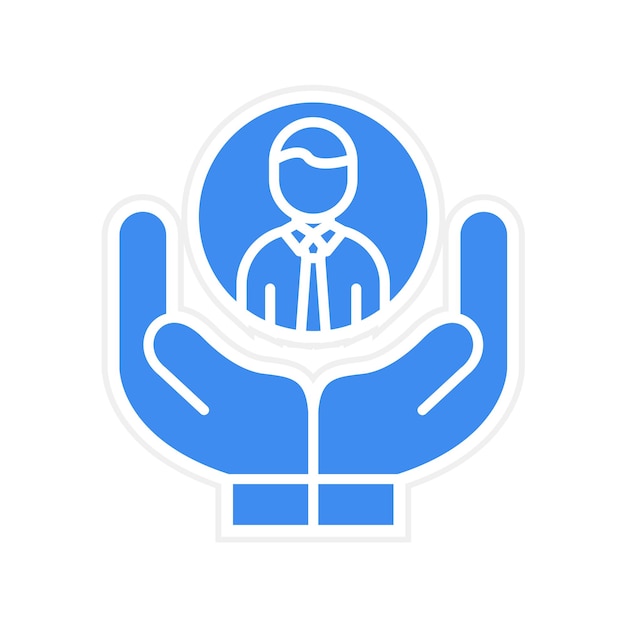 Imagen vectorial del icono de capital humano Se puede utilizar para Recursos Humanos