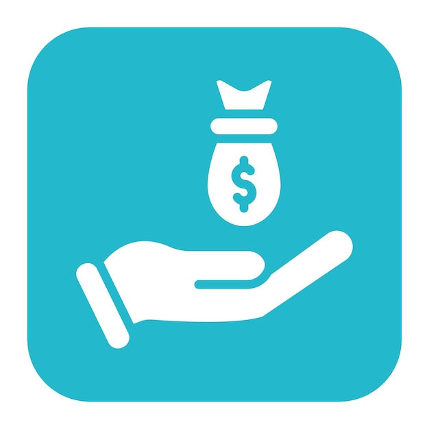Vector imagen vectorial del icono de capital de riesgo se puede utilizar para el crowdfunding
