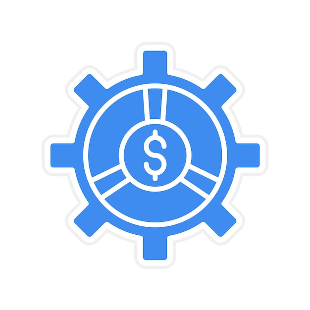 Imagen vectorial del icono de capital de trabajo Se puede utilizar para Finanzas