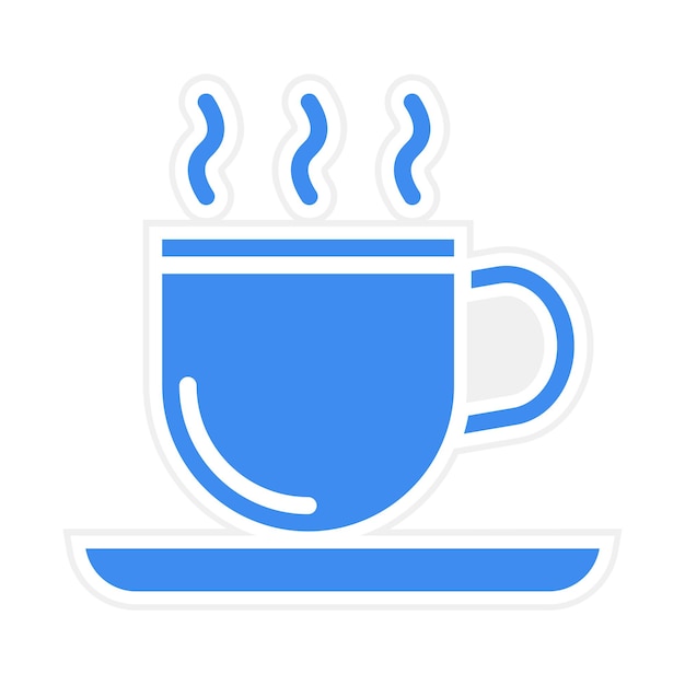 Imagen vectorial del icono del capuchino Se puede usar para el brunch