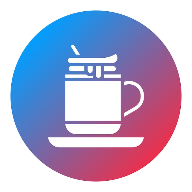 Imagen vectorial del icono del capuchino Se puede utilizar para Italia