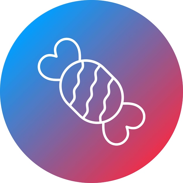 Imagen vectorial de icono de caramelo Se puede usar para Baby